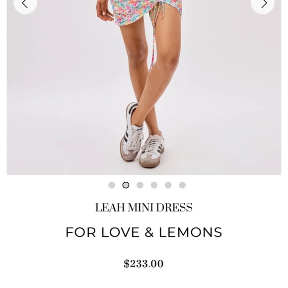 NWT For Love and Lemons Leah Mini Dress - Picture 9 of 10